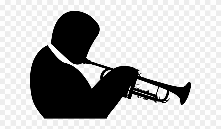 New Orleans Jazz - Custom Trumpet Silhouette Sticker #435921