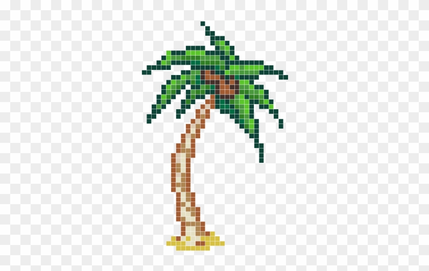 Palm Tree Pixel Art - Palm Tree Pixel Art #435957