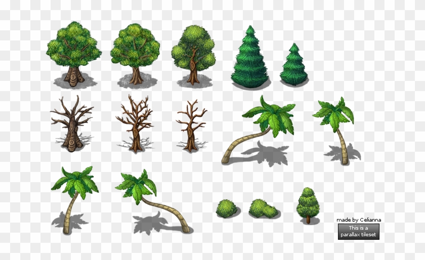 Tile-based Video Game Rpg Maker Vx Tree - Tree 2d Game #435969