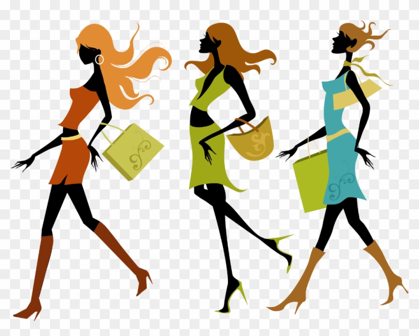 Oxford Street Shopping Mall Girl - Shopping Girl Vector Png #435979