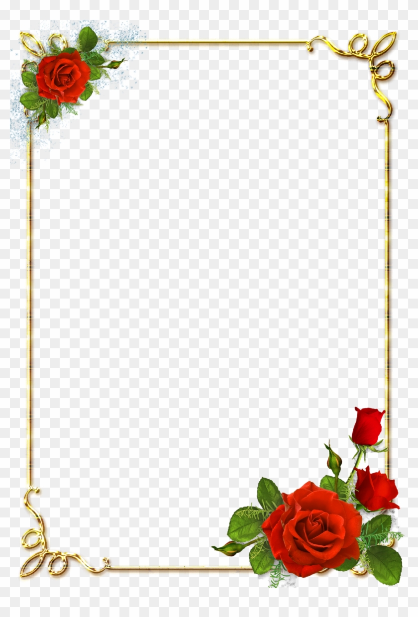 10 Rose Border Design Free Transparent Png Clipart Images Download