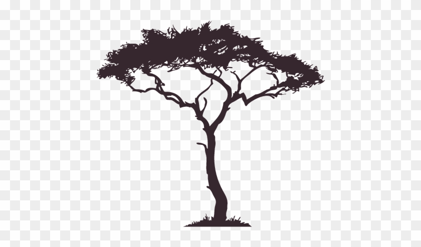 African Tree Decal - Trees In Africa Drawing #436195