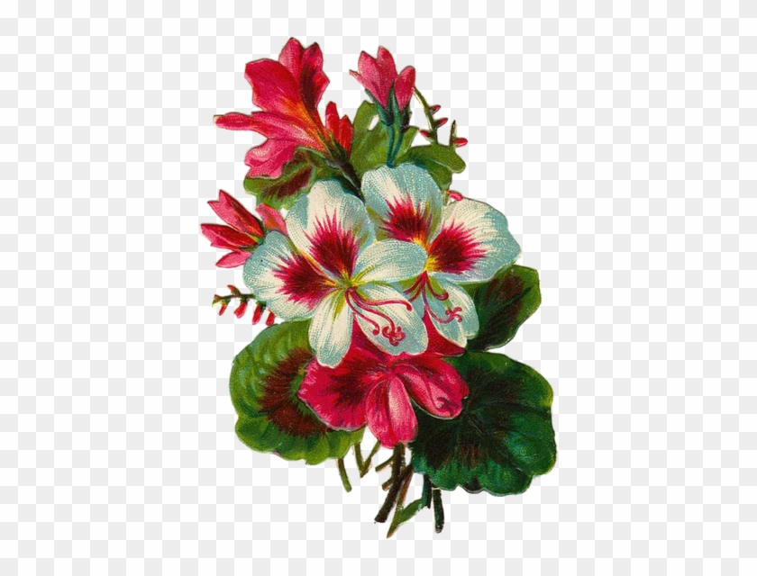 Vintage Flower Bouquet Png Isolated Transparent Background - Bon Week End #436201