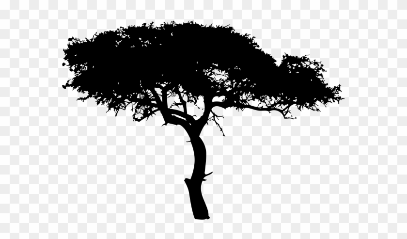African Tree Silhouette Png For Kids - Shade Vfx #436211