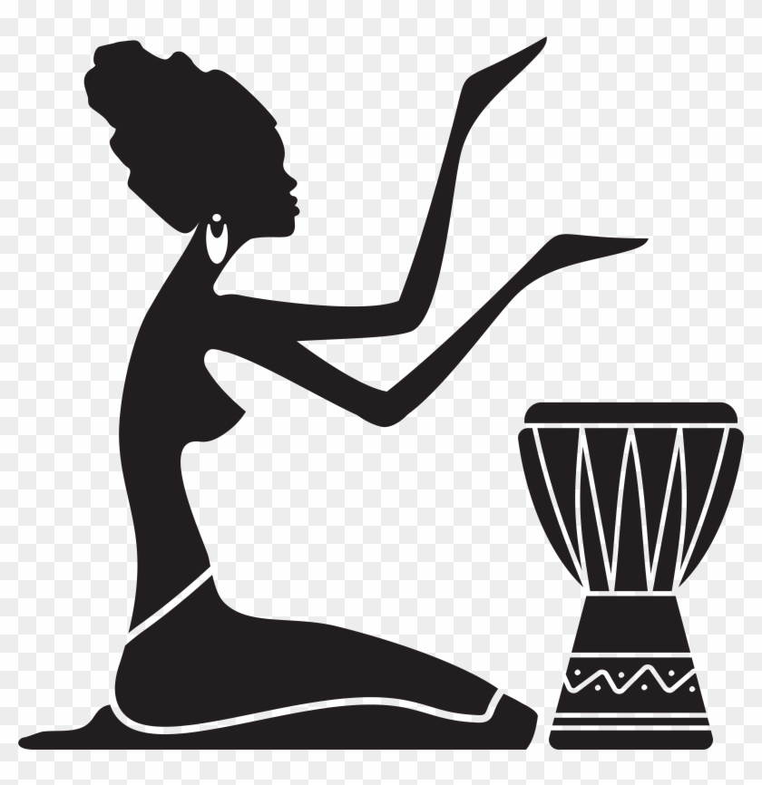 African Drum Silhouette #436284