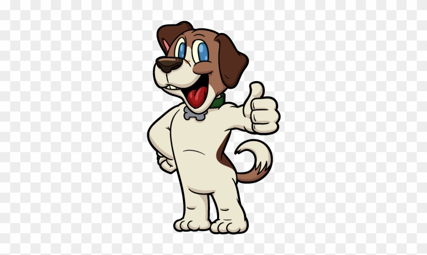 Happy Dog Mascot - Dog With Thumbs Up #436337