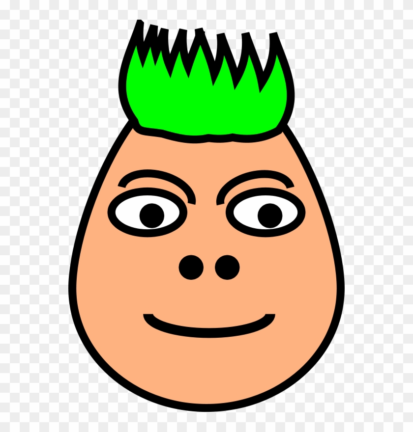 Similar Clip Art - People With Green Hair #436379