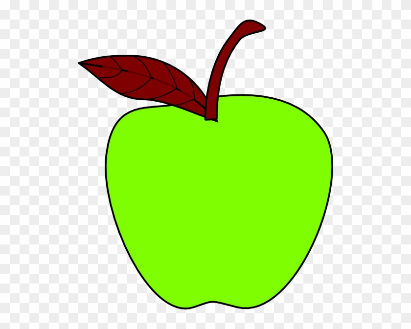 Apple Clipart Small Apple - รูป แอ ป เปิ้ ล การ์ตูน #436419