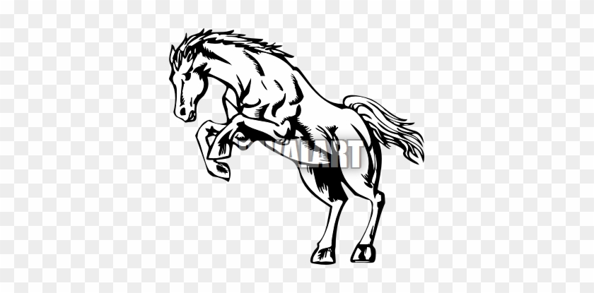 Trojan Horse Clip Art - Horse On Hind Legs Drawing #436523