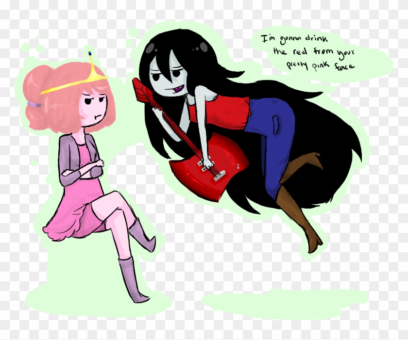 Marceline And Pb By Milk Tea Panda - Marceline And Princess Bubblegum Controversy #436539