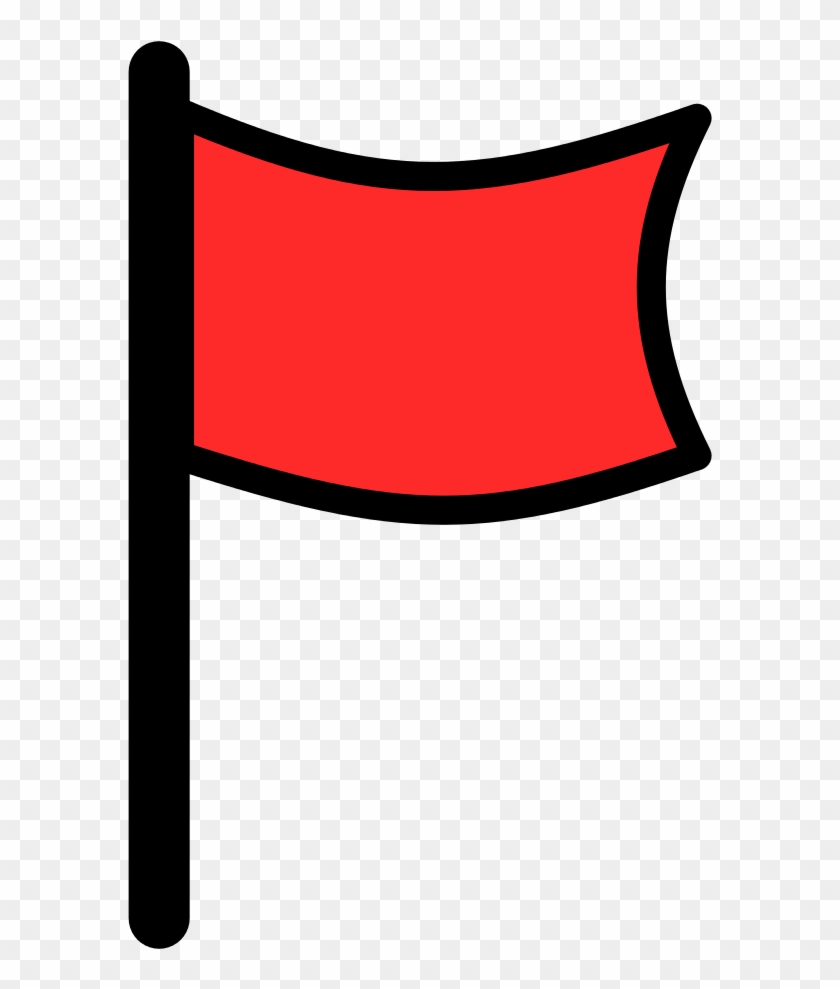 Flag Icon Red - Google Maps Flag Icon #436542