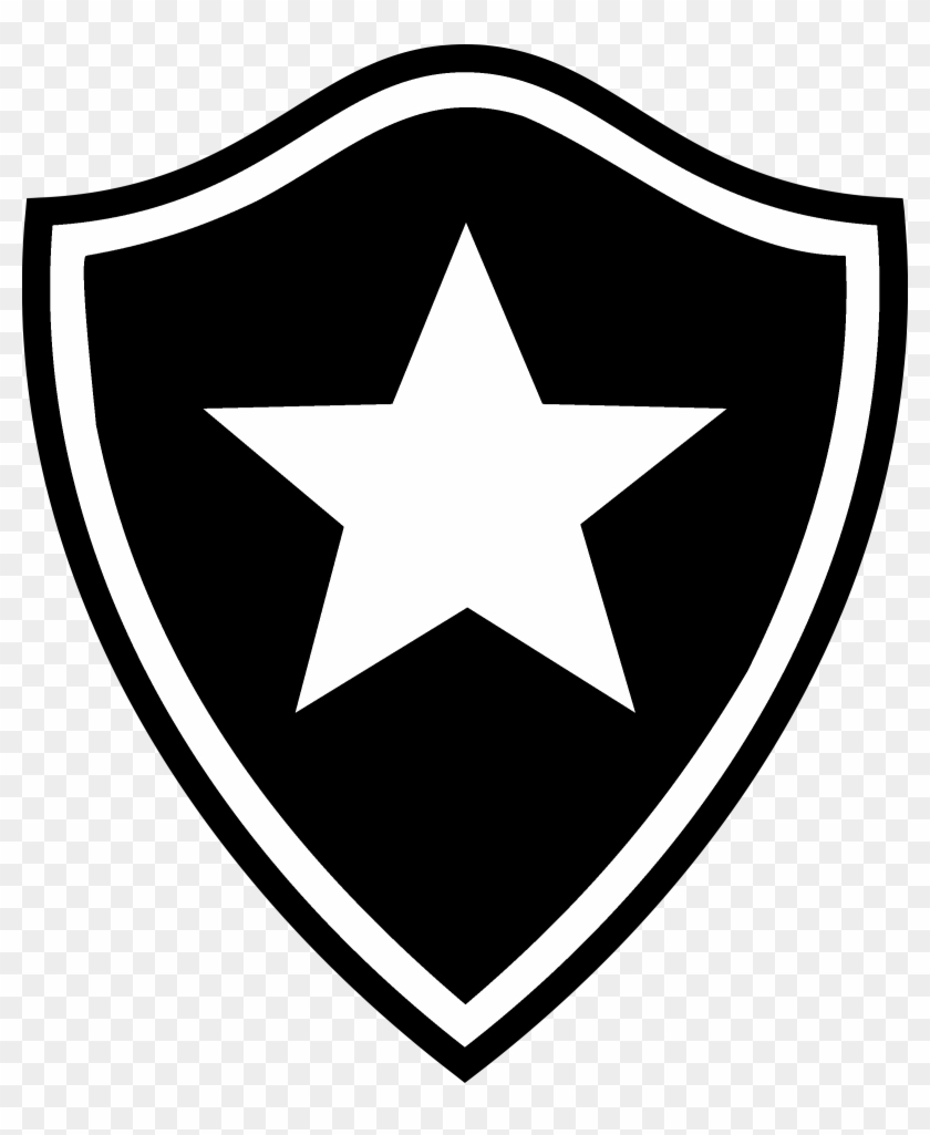 Botafogo Fc Pb Logo Black And White - Captain America Shield Fidget Spinner #436634