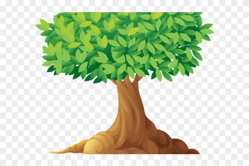 Tree Clipart School - Dog Under The Tree #436655