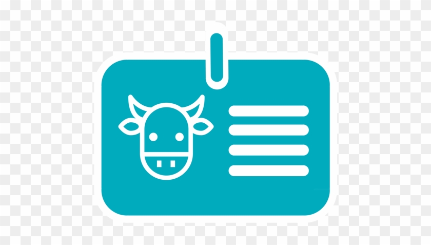 Cow Id Icon - Dairy #436693