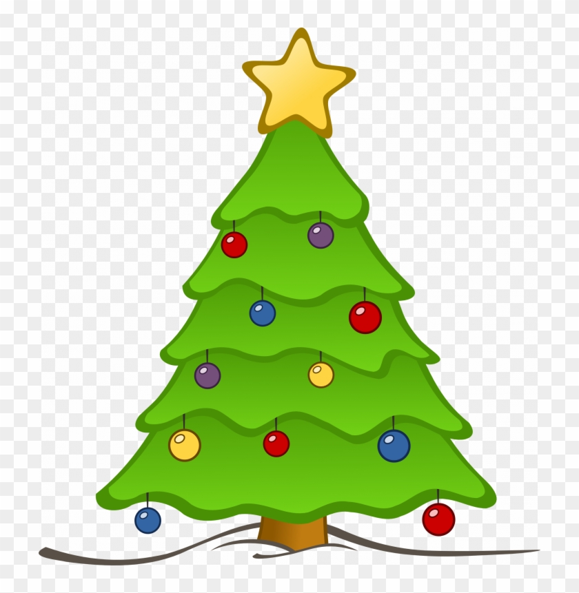 Uncategorized ~ Christmas Tree Clip Art Black And White - Xmas Tree Clip Art #436781