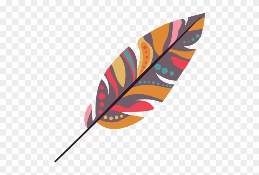 Isolated Feather Plume Design - Vector Feather Plume #436802