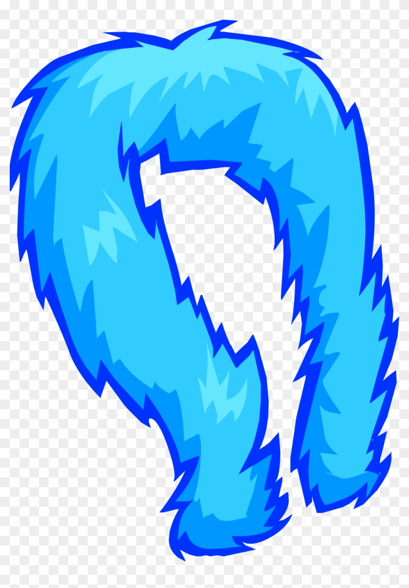 Blue Feather Boa Icon - Club Penguin Boa #436803