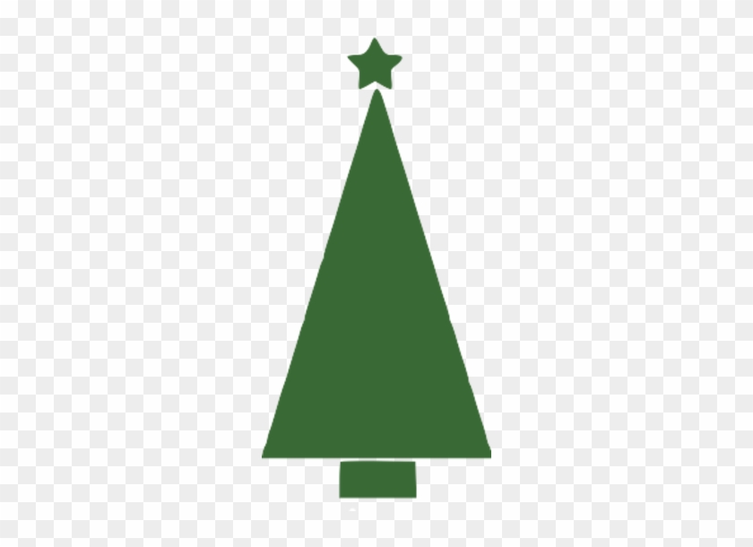 Christmas Tree Triangle Shape #436856