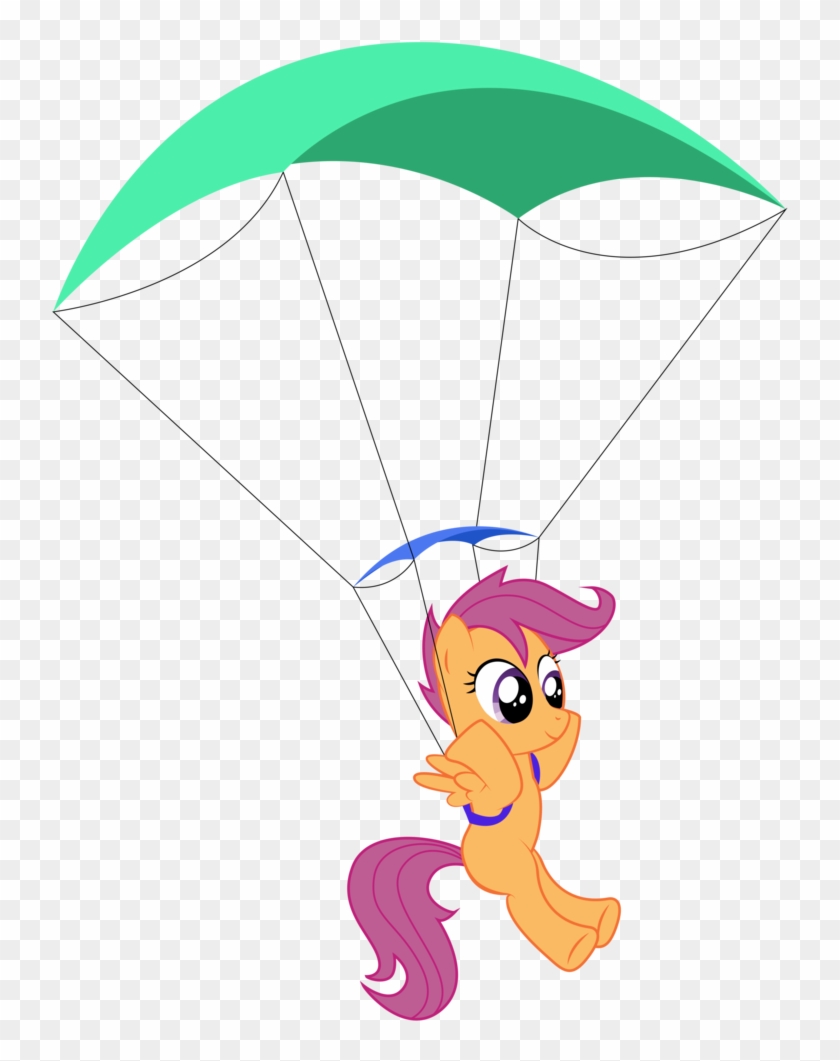 Scootaloo Parachuting By Replaymasteroftime - Scootaloo #436882