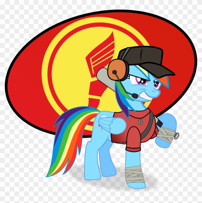 Rainbow Scout By Emedina13 - Rainbow Dash Scout Tf2 #436924