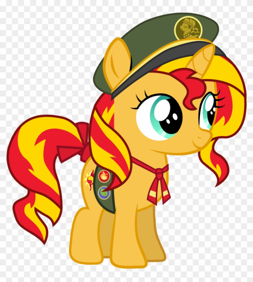Filly Scout Sunset Shimmer By Ahsokafan100 - Filly Scout Sunset Shimmer By Ahsokafan100 #436929