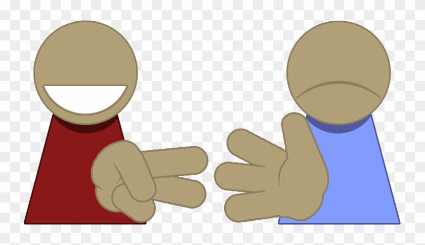 In Rock Paper Scissors, Scissors Beats Paper - Rock Scissors Paper Png #436957