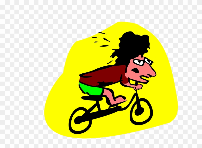 Traffic Biker, Cycling, Cyclist, Man, People, Traffic - Clip Art Biker Boy #437085