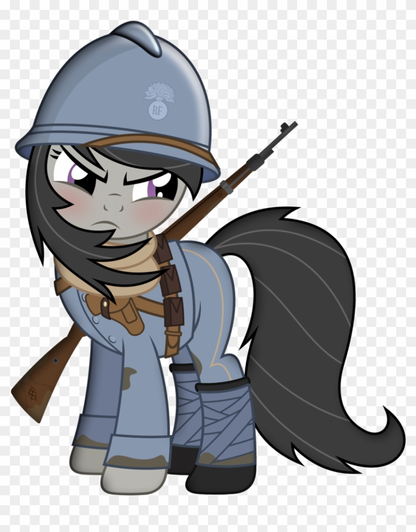 Brony-works, Clothes, French, Gun, Military, Military - Cartoon #437127