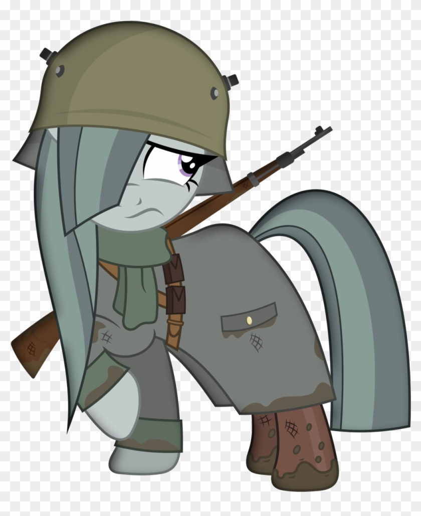 Brony-works, Clothes, German, Gun, Helmet, Marble Pie, - Cartoon #437153