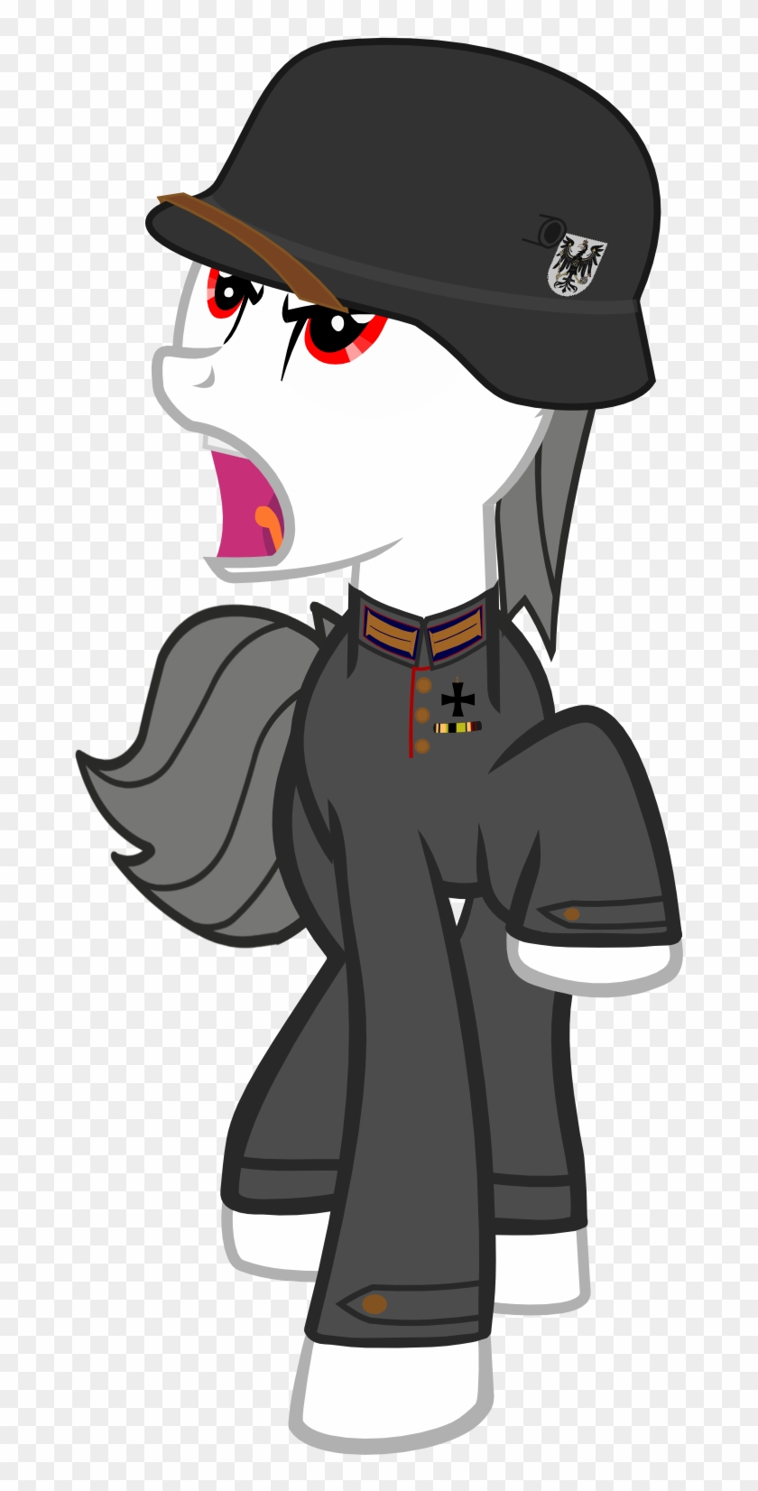 Walther's Prussian Military Parade Uniform By Bronyvagineer - Prussian Pony #437158