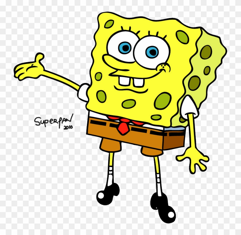 Spongebob Squarepants Colored By Emanuel Caleiras Draw Spongebob