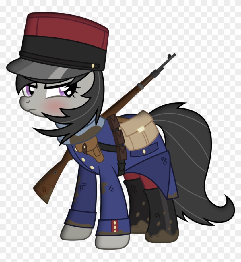 Brony-works, Boots, Clothes, French, Gun, Military, - Cartoon #437197