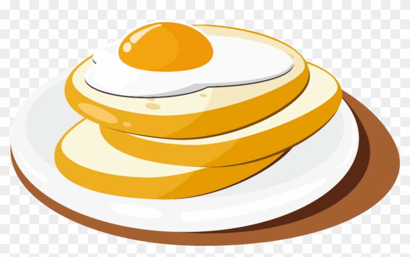 Breakfast Waffle Toast Cupcake - Breakfast Vector Png #437237