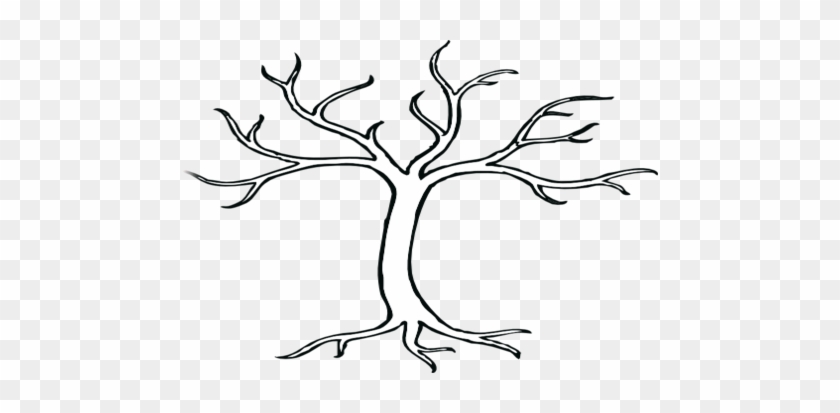 Coloring Trend Medium Size Tree Coloring Pages For - Bare Tree Clip Art #437245