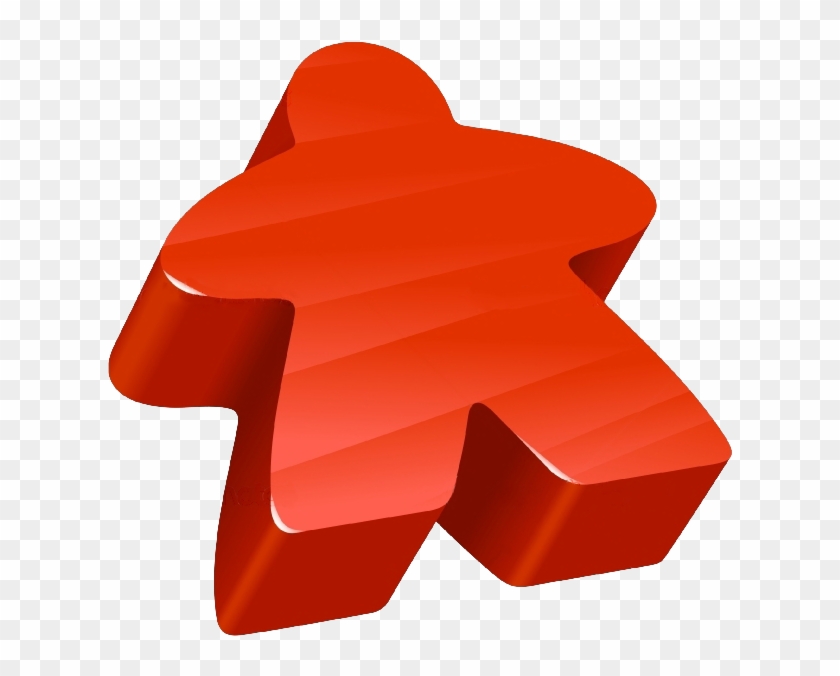 Red Meeple - Meeple 3d #437362