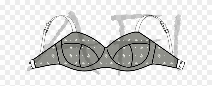 How To Sew A Bra - Free Bra Pattern Pdf - Free Transparent PNG Clipart  Images Download