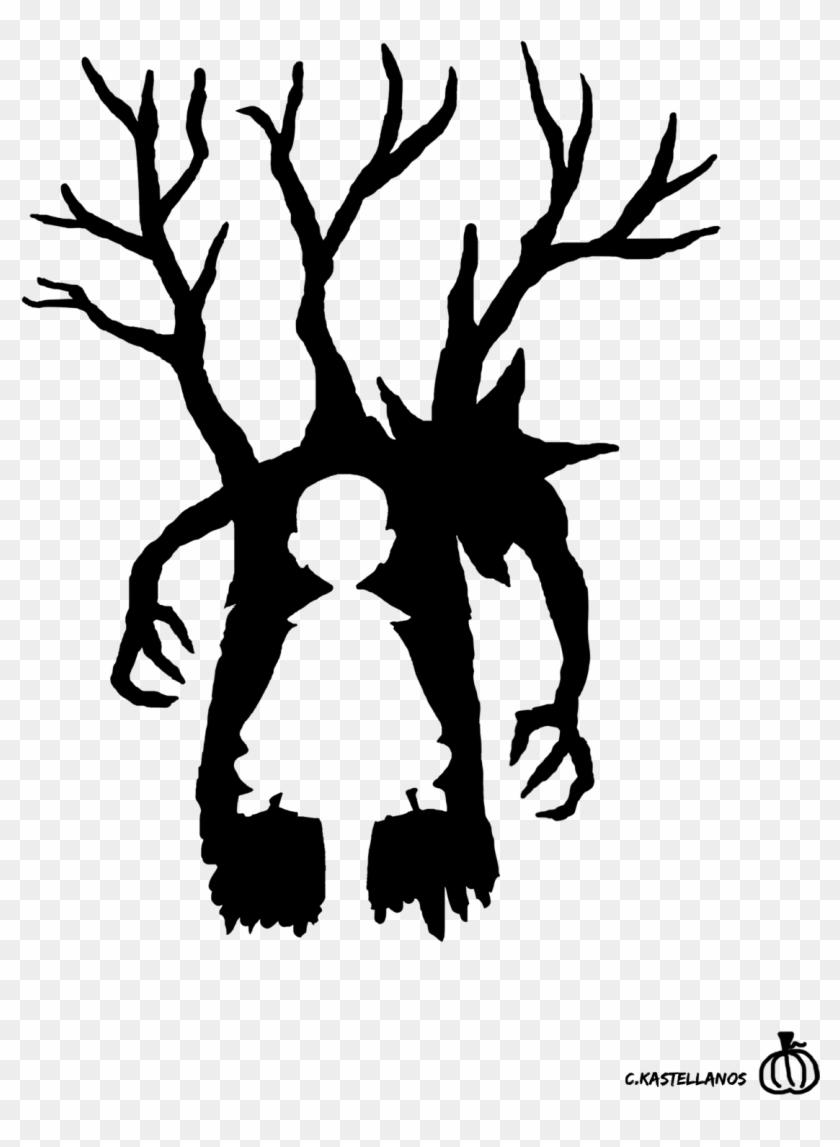 Tree With Roots Branches Clipart - Illustration #437791