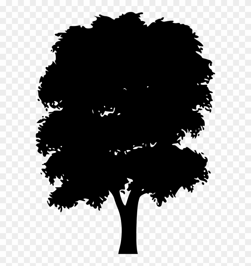 Tree Silhouettes - Mango Tree Silhouette Vector #437851
