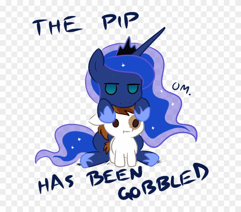 The Pip Om Has Been Gobble D Pinkie Pie Twilight Sparkle - Funny Mlp Pipsqueak And Luna #437873