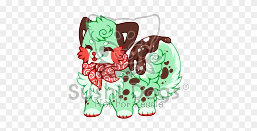 Double Mint Chocolate Chip Ice Cream By Sooshdatabase - Cartoon #438070