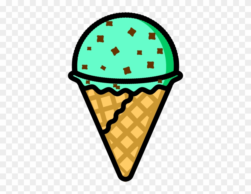 チョコミントのアイスクリーム Ice-cream Chocolatemint - Ice Cream #438072