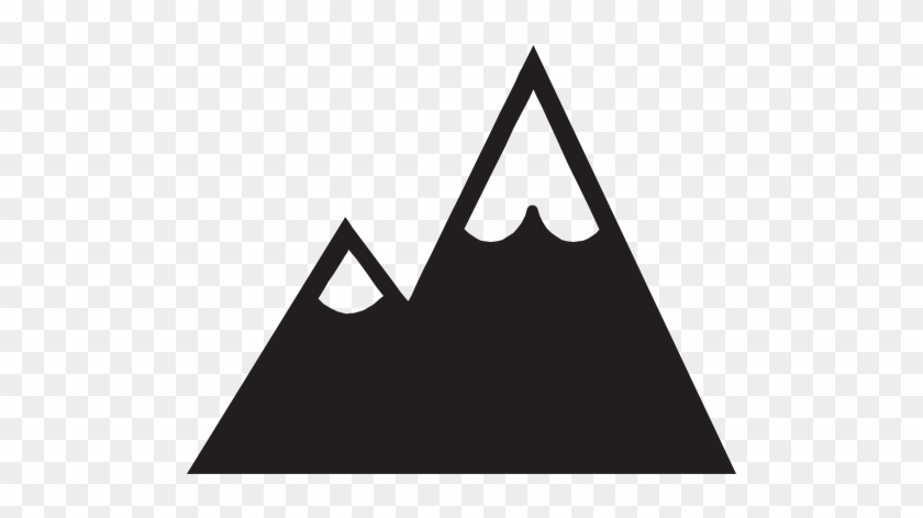 Two Pointed Mountain Peaks - Two Peaks Logo #438104