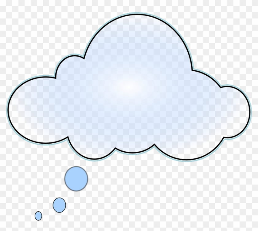 Pictures Of Cartoon Clouds 18, - Nube De Pensamiento Transparente #438323