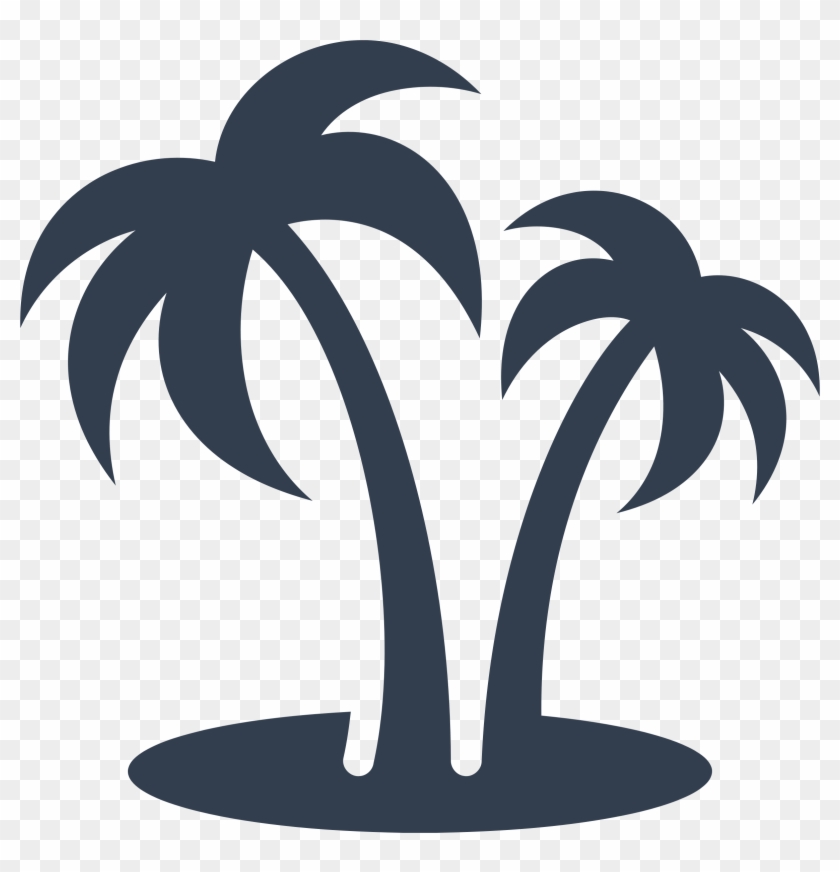 Big Image - Palm Tree Clipart Black And White #438328