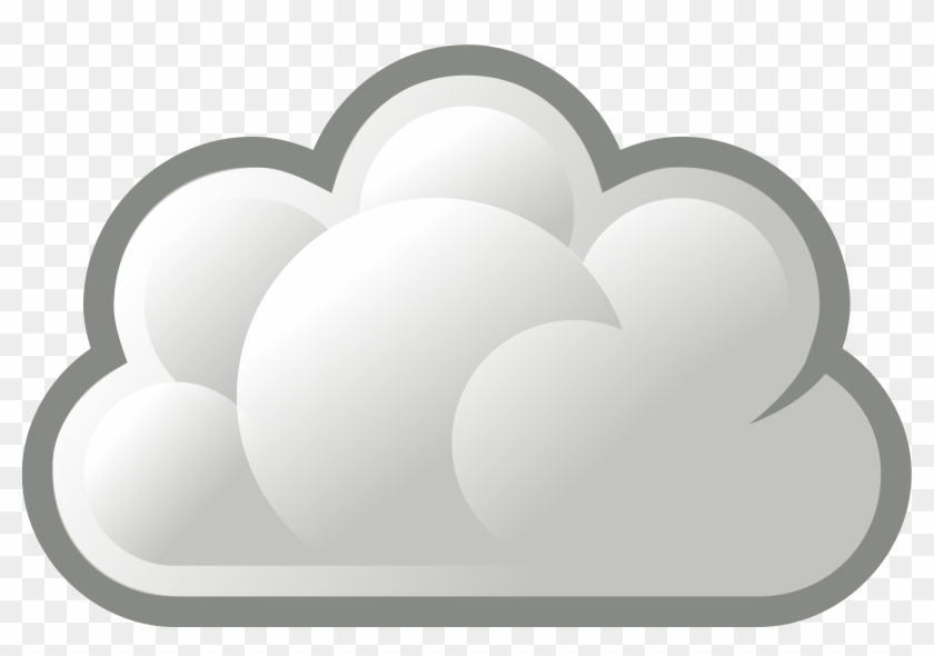Gray Clouds Clipart - Weather Symbols #438353