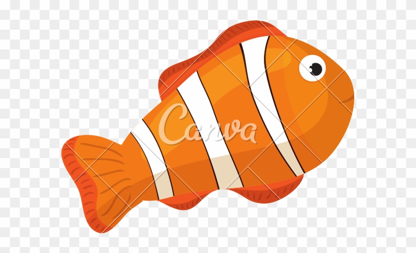 Clown Fish Cartoon - Drawing #438361