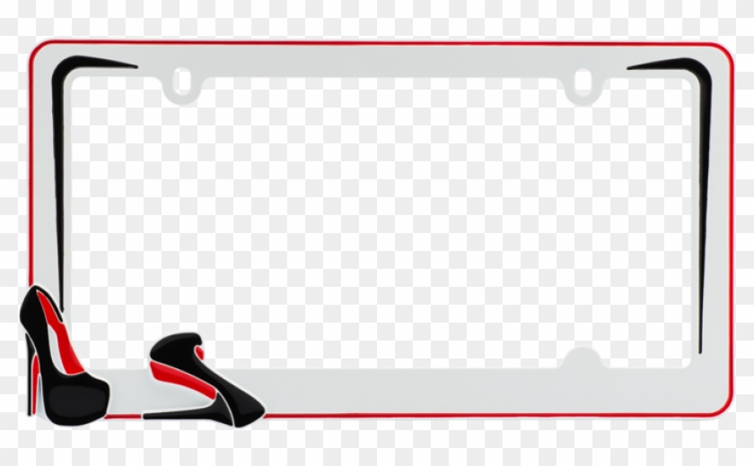 Stiletto License Plate Frame - Fashion #438364