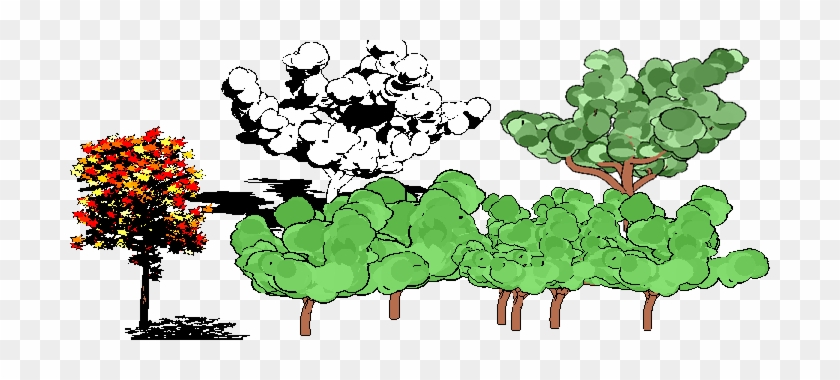Non-photorealistic Rendering Of Trees And Smoke Using - Rendering With Pen And Ink #438386