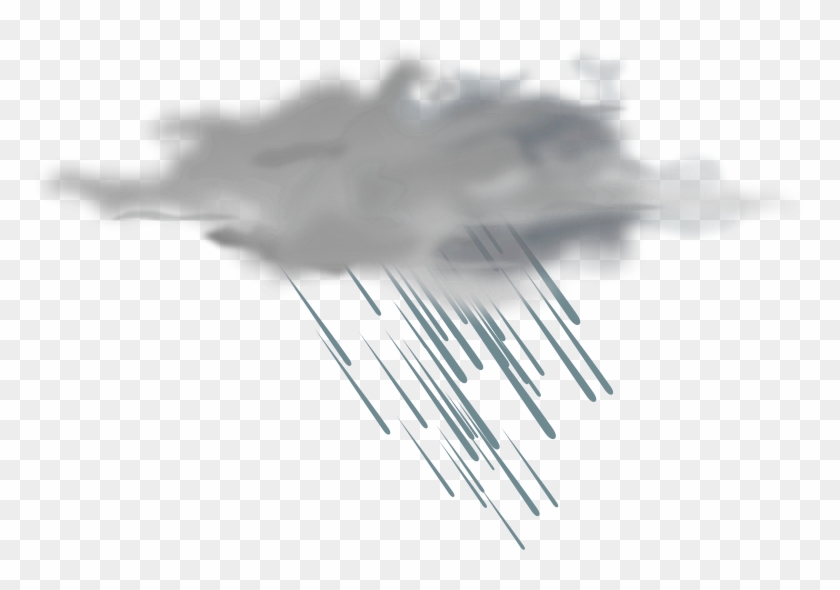 Rain Cloud Clipart - Heavy Rain Symbol #438392