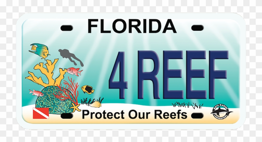 Protect Our Reef Plate - Florida Save Our Seas License Plate #438411